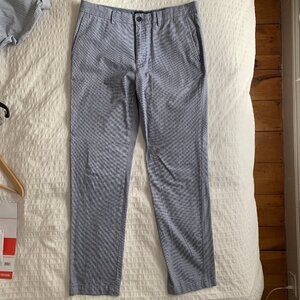 Banana Republic Blue Chambray Linen Pants - Aiden fit 32x32